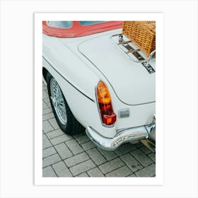 Vintage British Sports Car Art Print