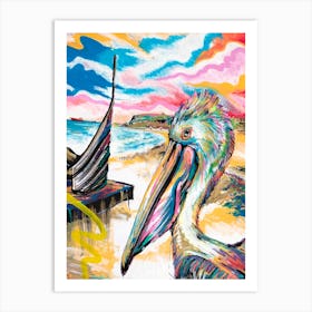 Pelican Pete Art Print