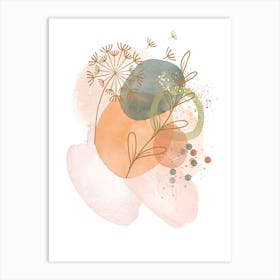 Abstract Watercolor Painting 5 Art Print