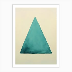 'Blue Triangle' Art Print