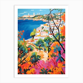 Ibiza Spain 7 Fauvist Painting Art Print