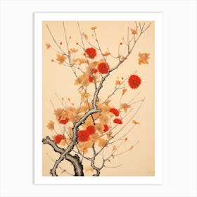 Akikusa Autumn Dandelion 3 Vintage Japanese Botanical Art Print