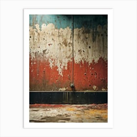 Corrupted Yet Captivating Landscape The Ground Comprised Of Coarse Grit With The Distinction Of Ea (2) Art Print