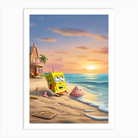 Spongebob Squarepants Art Print