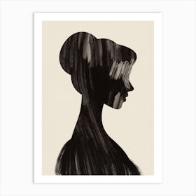 Silhouette Sketch Art Print