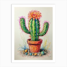 Cactus 10 Art Print