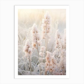 Frosty Botanical Veronica 3 Art Print