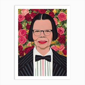 Linda Hunt Illustration Movies Art Print