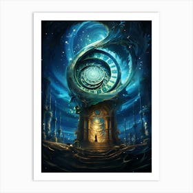 Clock Tower Art Print