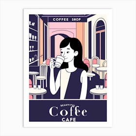 Beautiful Cafe Art Print