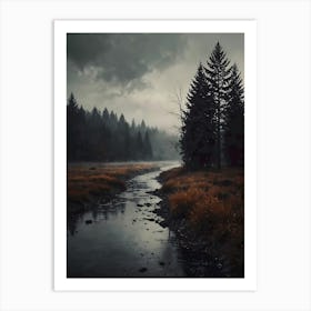 Dark Forest 2 Art Print