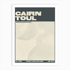 Cairn Toul - Scottish Munro Mountain Art Print