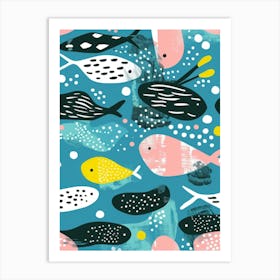 Fish Pattern Art Print