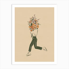 Flower Girl Art Print