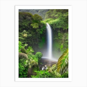 Millaa Millaa Falls, Australia Realistic Photograph (2) Art Print