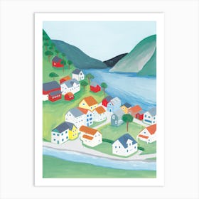 Norway Village Art Print