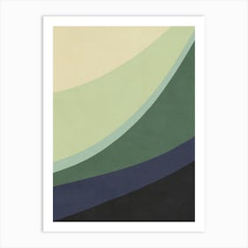 Abstract Waves - AV01 Art Print