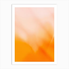 Vibrant Orange Gradient Art Print