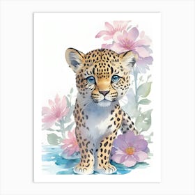 Leopard Cub 1 Art Print