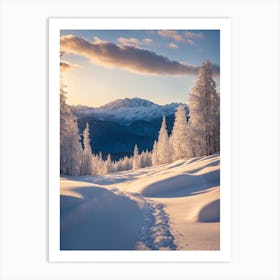 Winter Is Commeing (2) Art Print