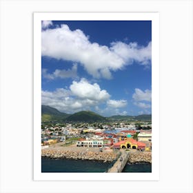 View of Saint Kitts - Vertical Art Print