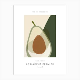 Avocado Le Marche Fermier Poster 4 Art Print