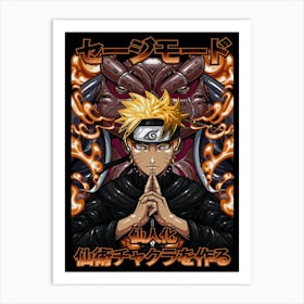 Naruto Anime Poster 7 Art Print