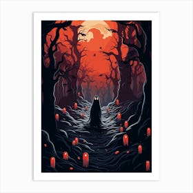 Hauntedforest2 34 Art Print