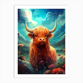 Highland Cow 1 Art Print