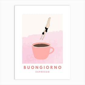 coffee print Art Print