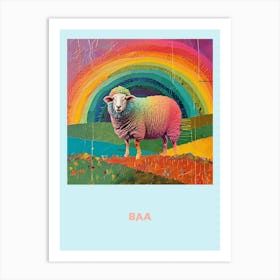 Sheep Baa Poster 7 Art Print