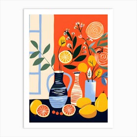 Oranges And Lemons 1 Art Print