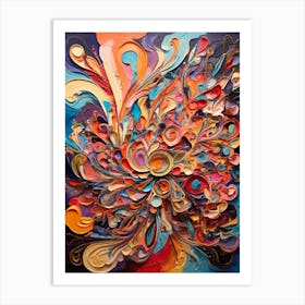 Abstract Abstract Abstract Painting 3 Art Print