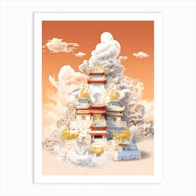 Chinese Temple 2 Art Print