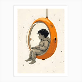 Child In Space Art Print