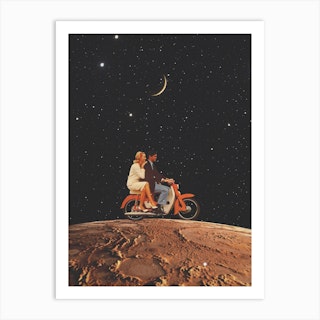 Mars Ride Art Print