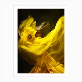 Dancing Yellow Art Print