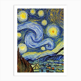 Starry Night 210 Art Print