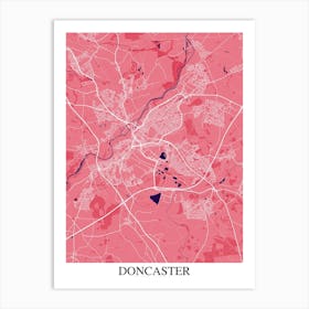 Doncaster Pink Purple Art Print