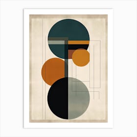 Retro Rhythms; Boho Mid Century Beats Art Print