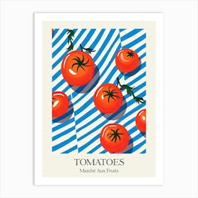 Marche Aux Fruits Tomatoes Fruit Summer Illustration 2 Art Print