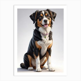 Bernese Mountain Dog  Art Print