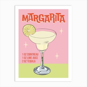 Margarita Cocktail Print Art Print