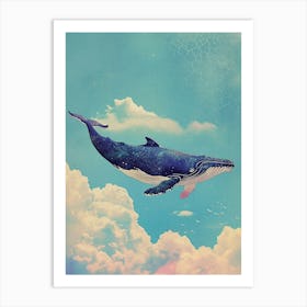 Whale In The Clouds Art Print