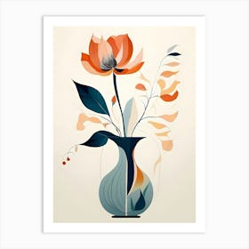 Abstract Floral Painting 11 Art Print