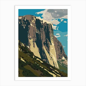 El Capitan in Yosemite Art Print