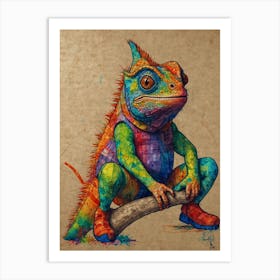 Chameleon 8 Art Print