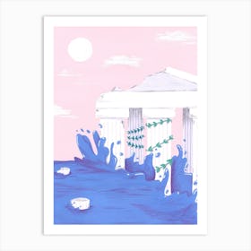 Reclaimed By The Sea Art Print