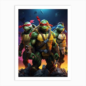 Teenage Mutant Ninja Turtles 2 Art Print