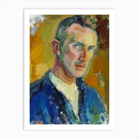 Self Portrait, 1918, By Magnus Enckell Art Print